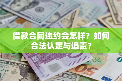 武汉借款合同违约会怎样？如何合法认定与追责？