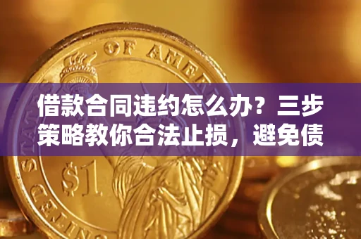 武汉借款合同违约怎么办？三步策略教你合法止损，避免债务危机升级